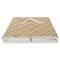 DII® 11" Nonwoven Polyester White & Gold Double Diamond Storage Cube, 2ct.